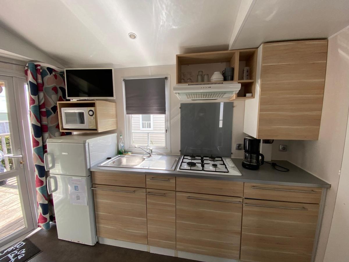 Camping Le Clos Savoye Biville-sur-Mer Bagian luar foto